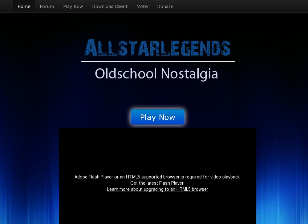 Allstarlegends Oldschool Nostalgia Has Returned!
