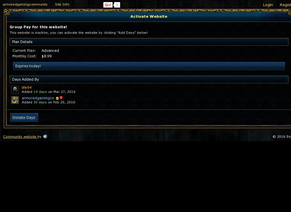 Armored Gaming Community