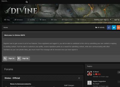 Divine - The Greatest RSPS Adventure