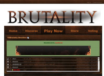 OSBrutality OSRS SPAWN Server  