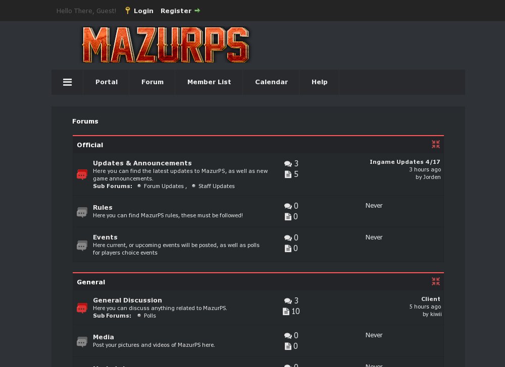 MazurPs - Where Nothing is Impossible - RSPS List - RuneScap