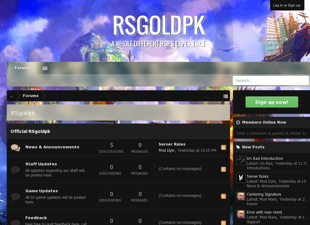 [317] RsGoldPk Top OSRS server RSPS List RuneScape Private...