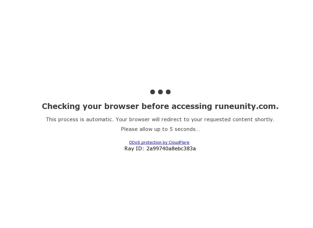 RuneUnity - NEW SERVER FRESH ECO!