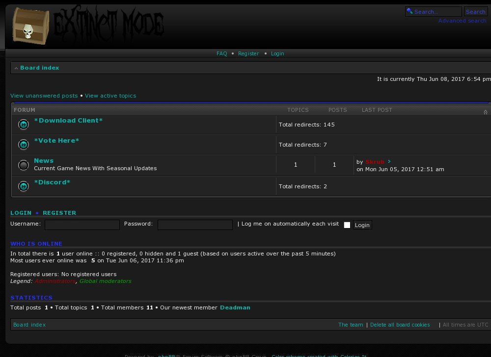 Extinct Mode