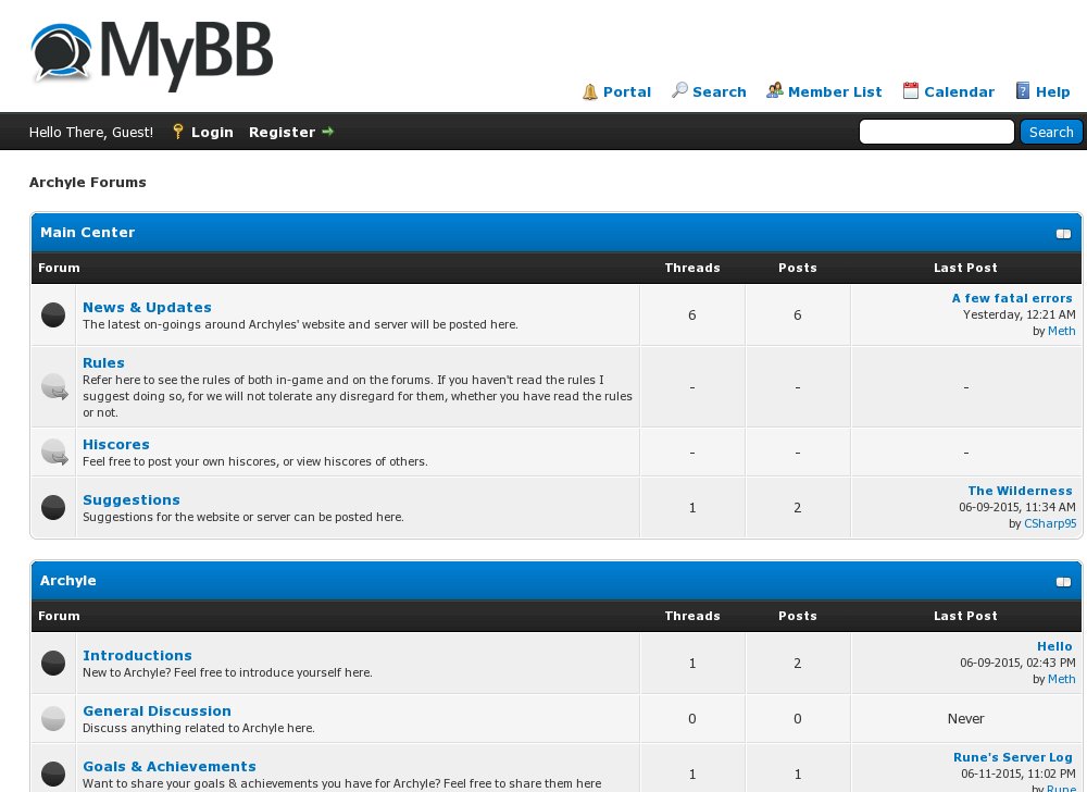 Archyle; BETA/ECO