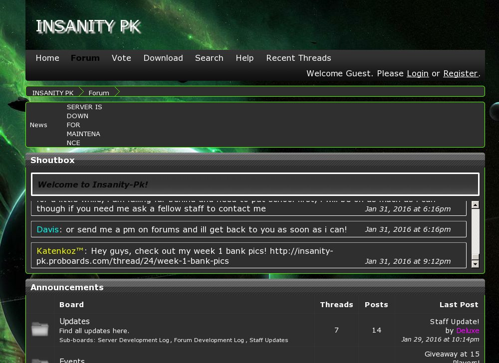 Insanity Pk
