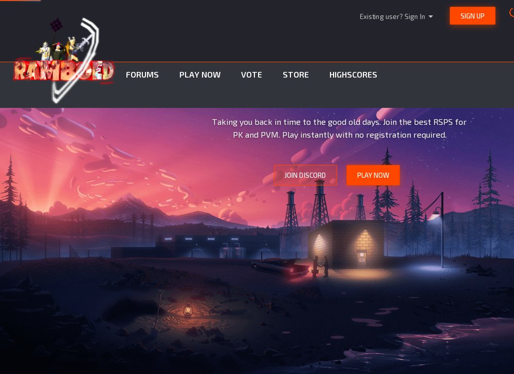 Ramboed - #1 OSRS for PK and PVM