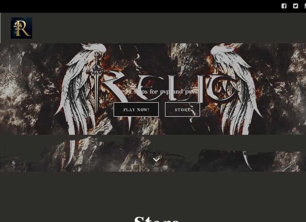 Relic RSPS - new server!