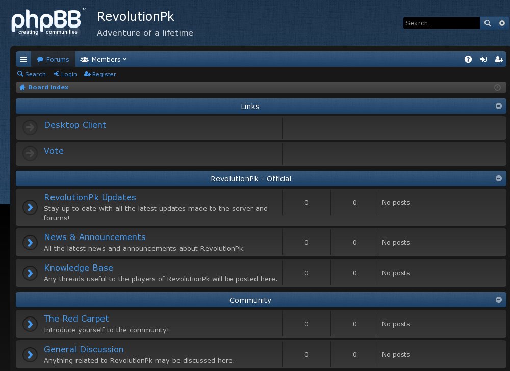 RevolutionPk  SpawnPk  Bossing  Economy  Skilling