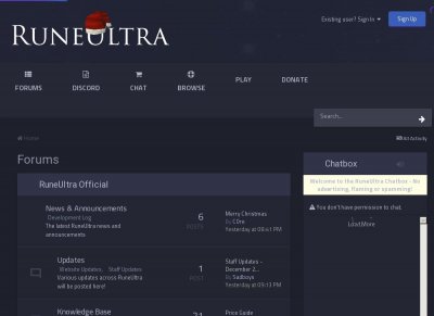 RuneUltra.com - ECOPvM - NEW - NEED STAFF