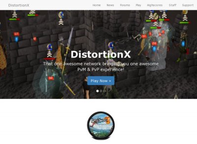 DistortionX Pvming  Skilling  Pking
