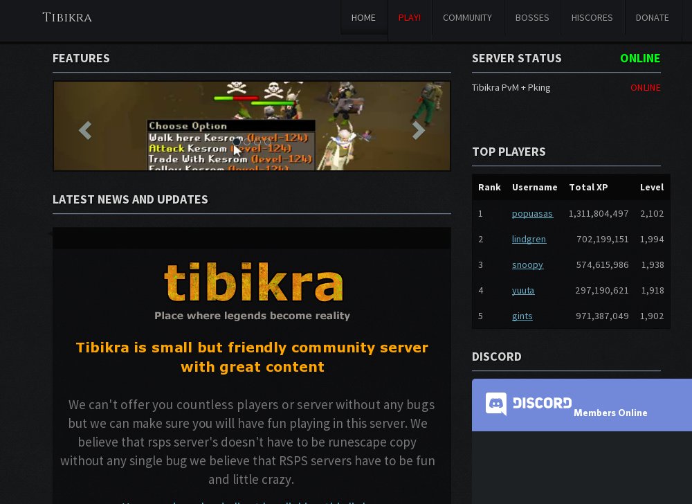  Tibikra - Small community server with great features for chilling. 